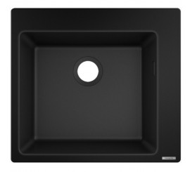 Hansgrohe S510-F450 Chiuveta bucatarie granit 56x51 cm, negru (graphite black)