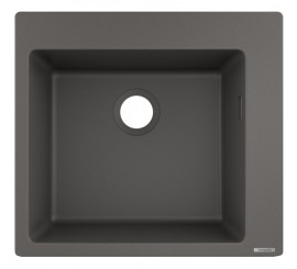 Hansgrohe S510-F450 Chiuveta bucatarie granit 56x51 cm, gri inchis (stone grey)
