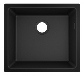 Hansgrohe S510-U450 Chiuveta bucatarie granit montaj sub blat 50x45 cm, negru (graphite black)