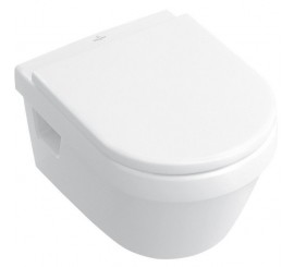 Set Vas WC suspendat cu capac soft close Villeroy & Boch Architectura Compact 35x48 cm evacuare orizontala