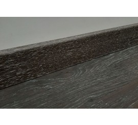 Karelia Plinta parchet lemn furniruit 6 cm, gri (stejar promenade grey)
