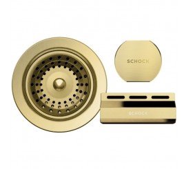 Schock Mono D-100/X/S/L Set accesorii chiuveta, auriu