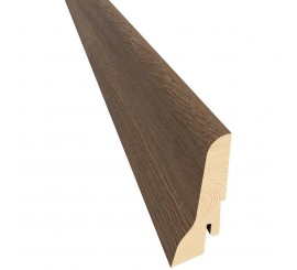 Kahrs Plinta parchet lemn furniruit 6 cm, maro (stejar earth)