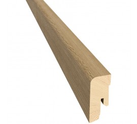 Kahrs Plinta parchet lemn infoliat 4 cm, crem (stejar foxall)