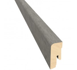 Kahrs Plinta parchet lemn infoliat 4 cm, gri (piatra kebnekaise)