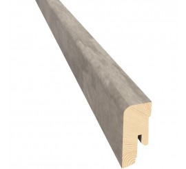Kahrs Plinta parchet lemn infoliat 4 cm, gri (piatra lucania)