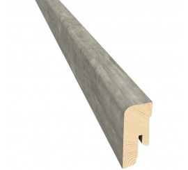 Kahrs Plinta parchet lemn infoliat 4 cm, gri (piatra matterhorn)