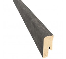 Kahrs Plinta parchet lemn infoliat 4 cm, gri (piatra steele)