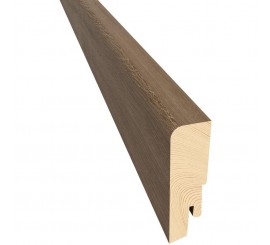 Kahrs Plinta parchet lemn infoliat 6 cm, maro (nuc belluno)