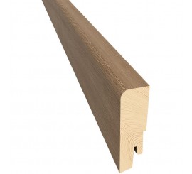 Kahrs Plinta parchet lemn infoliat 6 cm, maro (stejar durmitor)