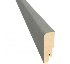 Kahrs Plinta parchet lemn infoliat 6 cm, gri (piatra makalu)