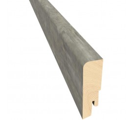 Kahrs Plinta parchet lemn infoliat 6 cm, gri (piatra matterhorn)