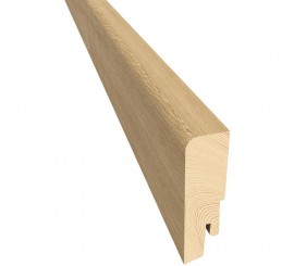 Kahrs Plinta parchet lemn infoliat 6 cm, crem (stejar oulanka)