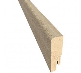 Kahrs Plinta parchet lemn infoliat 6 cm, bej (stejar taiga)