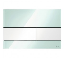 Tece Square Clapeta de actionare Wc Dual-Flush, verde/alb