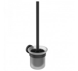 Ideal Standard IOM Perie WC cu suport, negru mat (silk black)