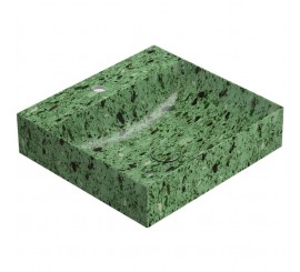 Lavoar baie pe blat, verde Globo T-Edge 50x47 cm