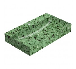 Lavoar baie pe blat, verde Globo T-Edge 80x47 cm