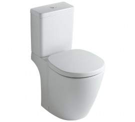 Set promo Vas WC pe pardoseala cu rezervor aparent si capac soft close Ideal Standard Connect 36x66 cm evacuare orizontala