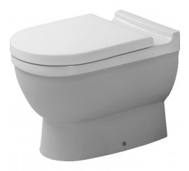 Vas WC pe pardoseala Duravit Starck 3 36x56 cm evacuare orizontala