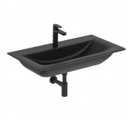Chiuveta baie suspendata, negru mat Ideal Standard Connect Air Vanity 84x46 cm