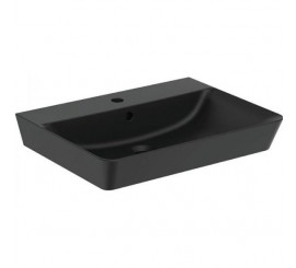 Lavoar baie suspendat, negru mat Ideal Standard Connect Air Cube 60x46 cm