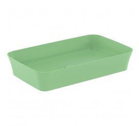 Lavoar baie pe blat, verde Ideal Standard Ipalyss 65x40 cm, fara preaplin si fara gaura