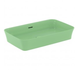 Lavoar baie pe blat, verde Ideal Standard Ipalyss 65x40 cm, cu preaplin si fara gaura