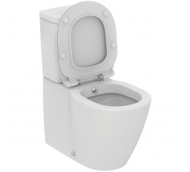 Vas WC cu bideu pe pardoseala Ideal Standard Connect 36x66 cm evacuare orizontala sau verticala