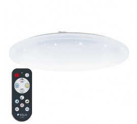 Eglo Frania-A Plafoniera cu telecomanda, LED TW 1x36W, alb (efect cristal)
