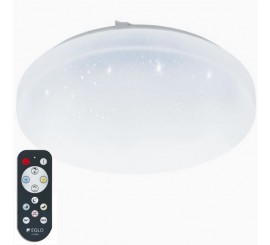 Eglo Frania-A Plafoniera cu telecomanda, LED TW 1x12W, alb (efect cristal)