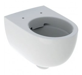 Vas WC suspendat Geberit Selnova Rimfree35x53 cm evacuare orizontala, forma complet inchisa