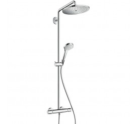 Coloana dus cu baterie si termostat Hansgrohe Croma Select 280 Air jet