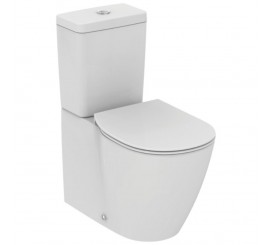 Vas WC pe pardoseala Ideal Standard Connect AquaBlade 36x66 cm evacuare orizontala sau verticala, lipit de perete