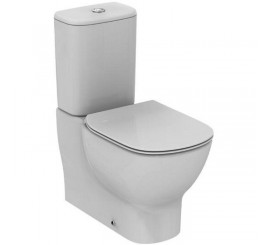 Vas WC pe pardoseala Ideal Standard Tesi AquaBlade 36x66 cm evacuare orizontala sau verticala, lipit de perete