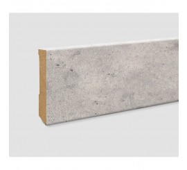 Egger L477 Plinta parchet MDF 8 cm, gri (beton chicago gri deschis)