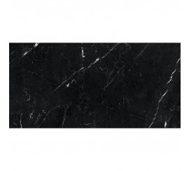 Gresie exterior / interior portelanata rectificata neagra 75x150 cm, Marazzi Allmarble Elegant Black Lux