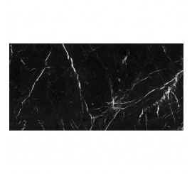 Gresie exterior / interior portelanata rectificata neagra 60x120 cm, Marazzi Allmarble Elegant Black