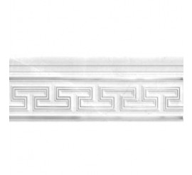 Decor interior alb 12x30 cm, Marazzi Marbleplay Listello Classic White