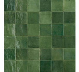 Faianta baie / bucatarie verde 10x10 cm, Marazzi Zellige Lux Bosco