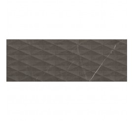 Faianta baie / bucatarie rectificata antracit 40x120 cm, Marazzi Allmarble Wall Imperiale Satin Struttura Pave 3D
