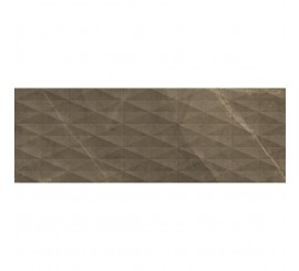 Faianta baie / bucatarie rectificata maro 40x120 cm, Marazzi Allmarble Wall Pulpis Lux Struttura Pave 3D