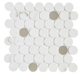 Mozaic 31x31 cm, Marazzi Magnifica Statuario Circle