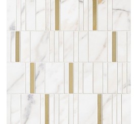 Mozaic 40x40 cm, Marazzi Allmarble Wall Golden White Barcode Lux