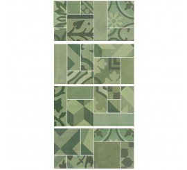 Mozaic 19x38 cm, Marazzi D_Segni Blend Verde