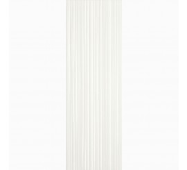 Faianta baie / bucatarie alba 25x76 cm, Marazzi Absolute White Struttura Fiber 3D Satinato