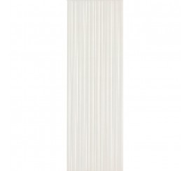 Faianta baie / bucatarie alba 25x76 cm, Marazzi Chalk Butter Struttura Fiber 3D