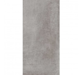 Gresie interior portelanata rectificata gri 30x60 cm, Marazzi Clays Lava