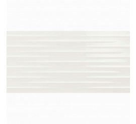 Faianta baie / bucatarie rectificata alba 30x60 cm, Marazzi Color Code Bianco Struttura Drape 3D Lux