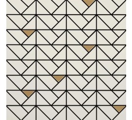 Mozaic 40x40 cm, Marazzi Eclettica Cream Bronze